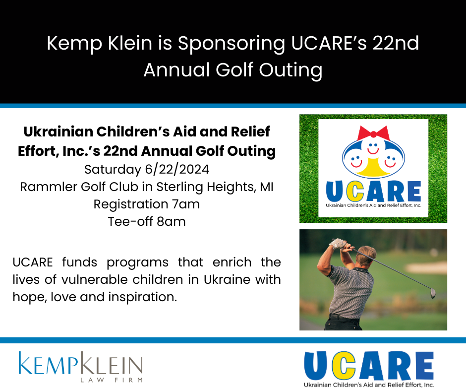 Kemp Klein is Sponsoring UCARE’s 22nd Annual Golf Outing