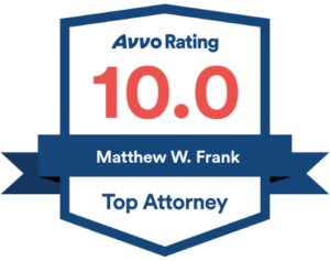 Matthew W. Frank Top Rated Attorney Business Corporate Law Martindale Avvo