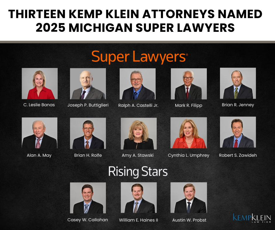Kemp Klein Super Lawyers 2025