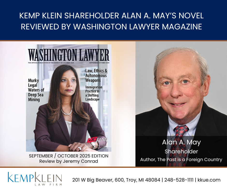 The Past is a Foreign Country, Alan A. May reviewed by DC BAR Washington Lawyer Magazine