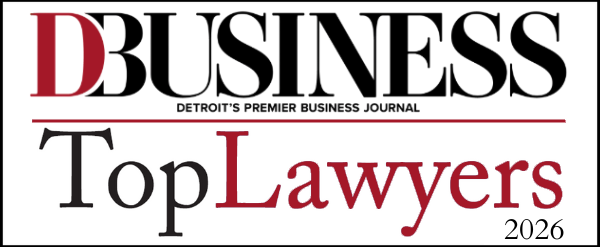 DBusiness Top Lawyers 2026 Logo for Kemp Klein Law Firm