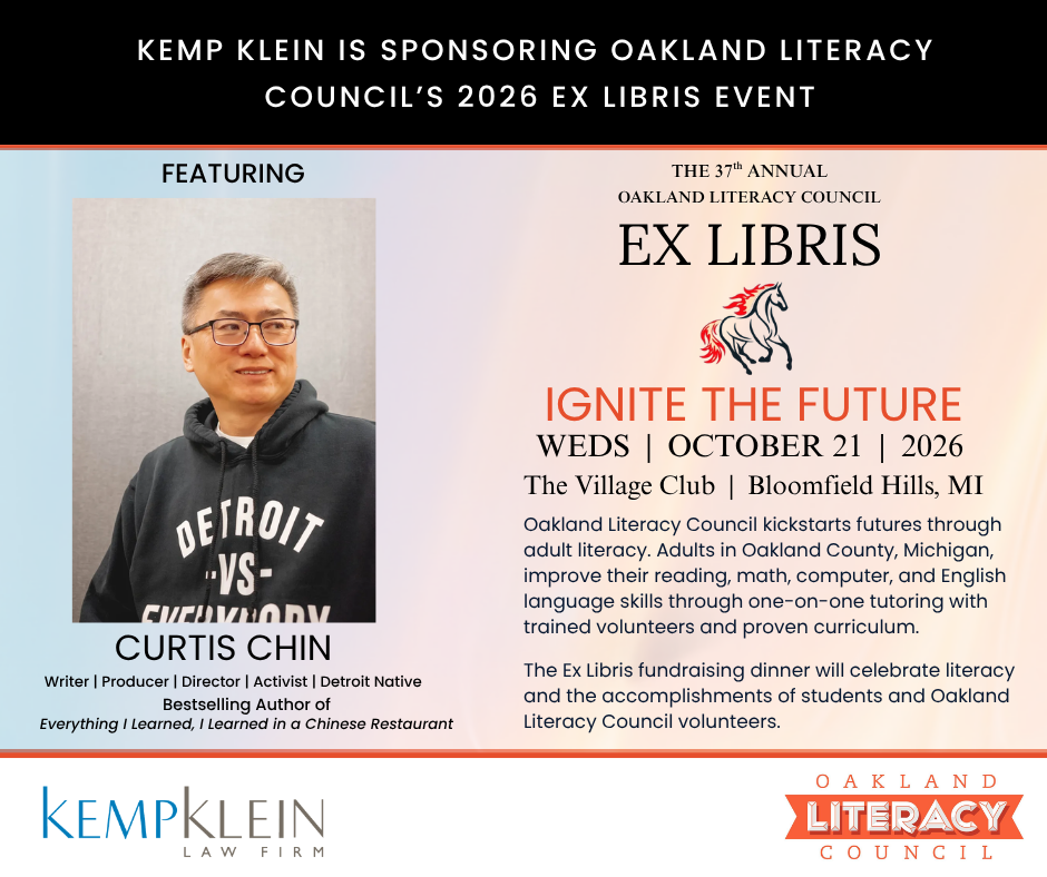 Oakland Literacy Council Ex Libris 2026 Sponsor